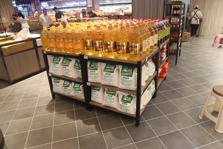 粮油促销架